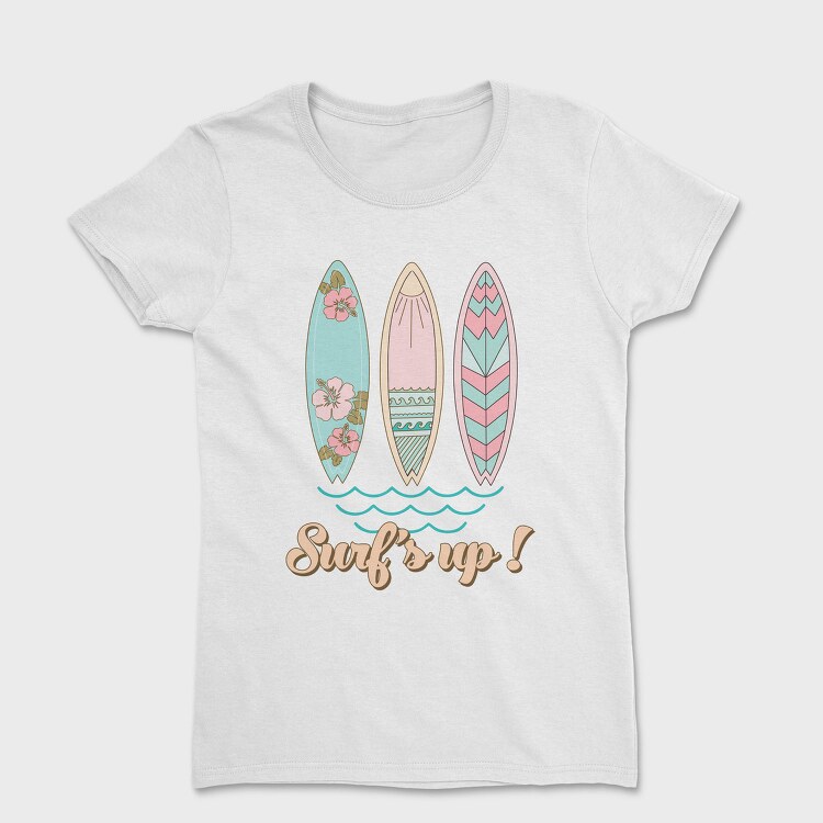 Surf Boards Up Up, Tricou Femei