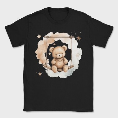 Sweet Night Bear Swings, Tricou Barbati (Unisex)