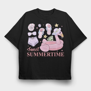 Sweet Summertime, Tricou Oversize Barbati (Unisex)