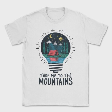 Take Me To The Mountains 2, Tricou Barbati (Unisex)