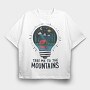 Take Me To The Mountains 2, Tricou Oversize Barbati (Unisex)