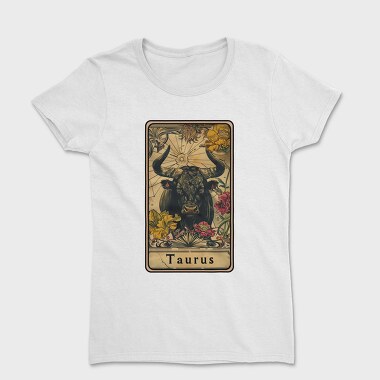 Taurus Bull Flowers, Tricou Femei