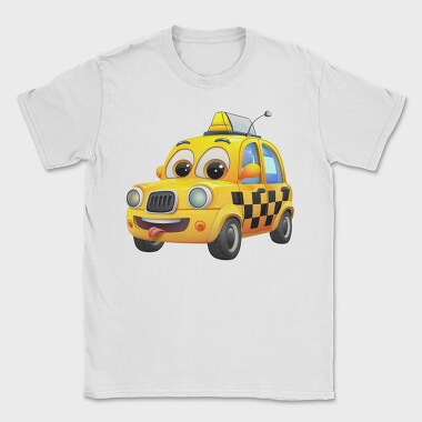 Taxi Face Clipart, Tricou Barbati (Unisex)