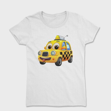Taxi Face Clipart, Tricou Femei