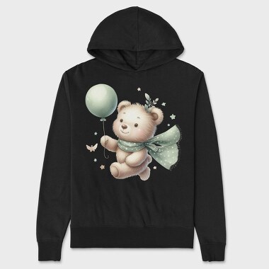 Teddy Balloon Star, Hanorac Oversize Barbati (Unisex)
