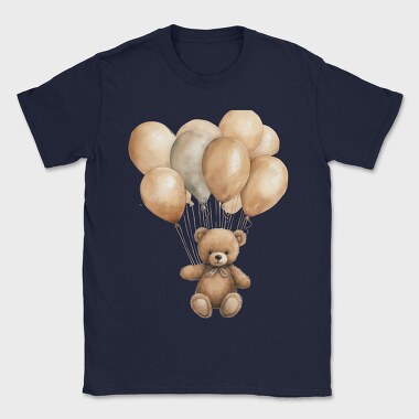 Teddy Bear Balloons, Tricou Barbati (Unisex)