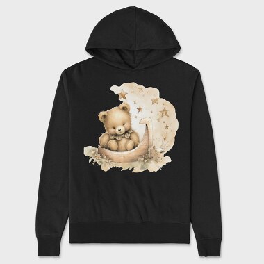 Teddy Bear Clips, Hanorac Oversize Barbati (Unisex)