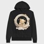 Teddy Bear Moon, Hanorac Oversize Barbati (Unisex)