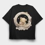 Teddy Bear Moon, Tricou Oversize Barbati (Unisex)