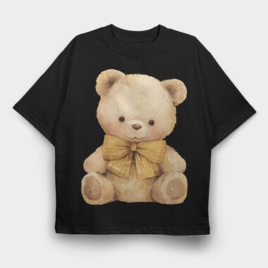 Teddy Bear Nest, Tricou Oversize Barbati (Unisex)