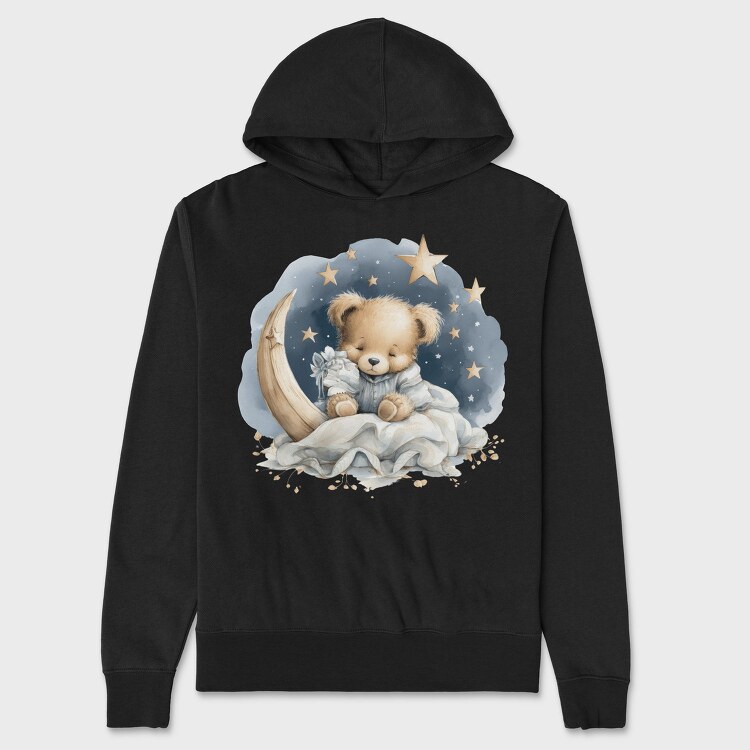 Teddy Bear Night, Hanorac Oversize Barbati (Unisex)