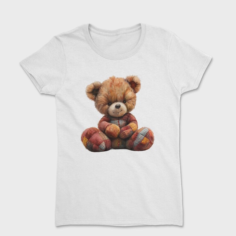 Teddy Bear Patchwork, Tricou Femei