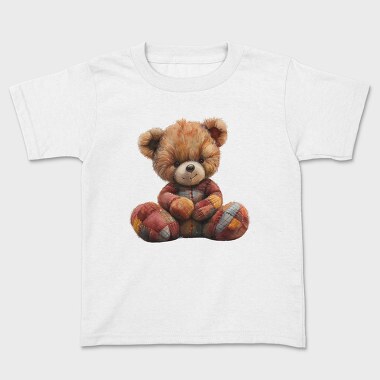 Teddy Bear Patchwork, Tricou Copii