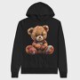 Teddy Bear Patchwork, Hanorac Oversize Barbati (Unisex)