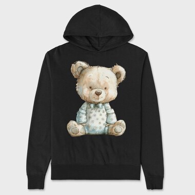 Teddy Bear Pyjamas, Hanorac Oversize Barbati (Unisex)