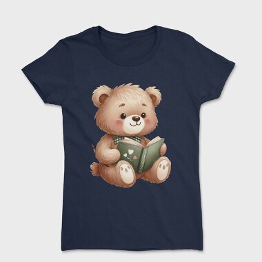 Teddy Bear Reading, Tricou Femei