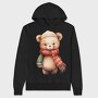 Teddy Bear Scarf, Hanorac Oversize Barbati (Unisex)