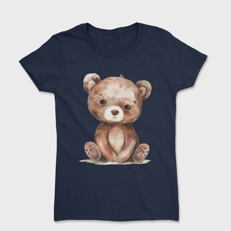 Teddy Bear Sitting, Tricou Femei