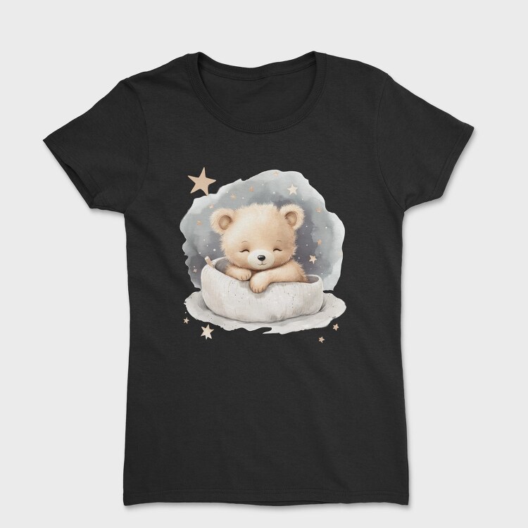 Teddy Bear Sleeping, Tricou Femei