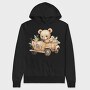 Teddy Car Flowers, Hanorac Oversize Barbati (Unisex)