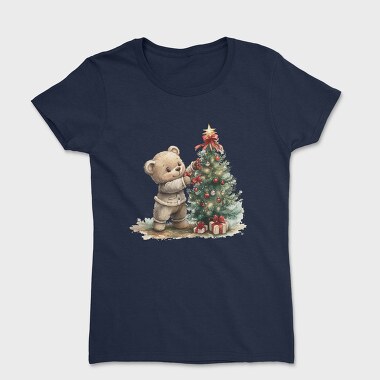 Teddy Christmas Tree, Tricou Femei