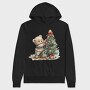 Teddy Christmas Tree, Hanorac Oversize Barbati (Unisex)