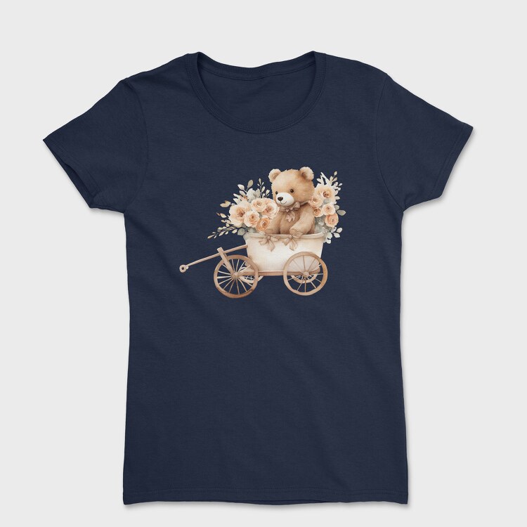 Teddy Flower Car, Tricou Femei