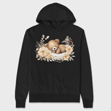 Teddy Flower Cuddle, Hanorac Oversize Barbati (Unisex)