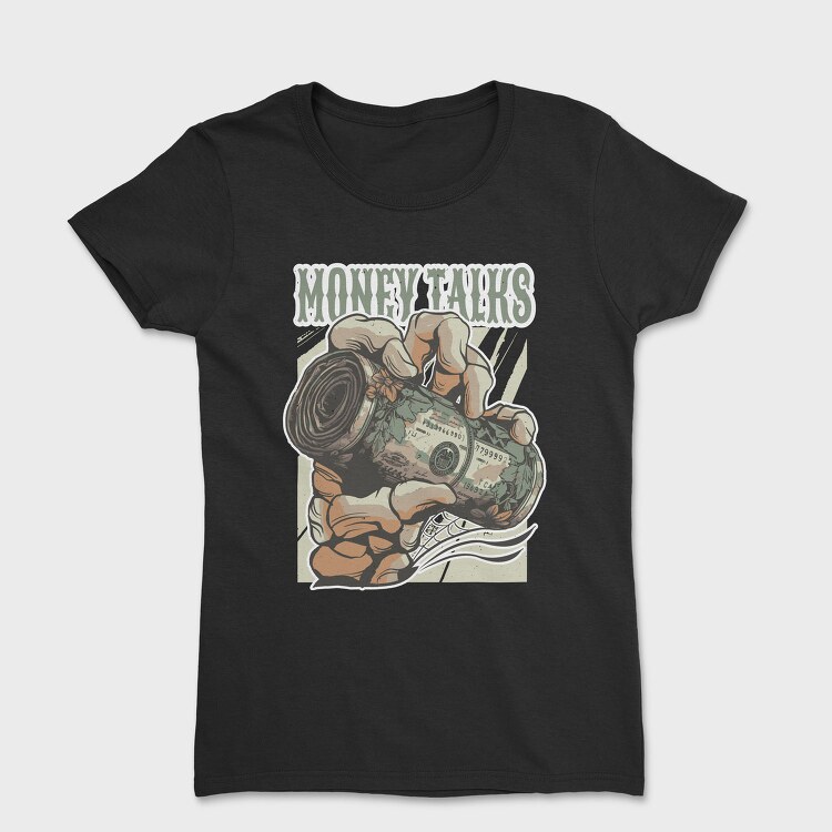 Money Talks Skull, Tricou Femei