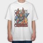 Cernunnos Mythological Beast, Tricou Oversize Barbati (Unisex)
