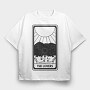 Cool Lovers Tarot Card The Cat, Tricou Oversize Barbati (Unisex)