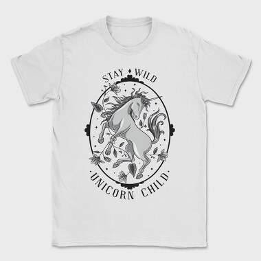 Cool Wild Unicorn 01, Tricou Barbati (Unisex)