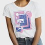 Computer Tabs Vaporwave 90S, Tricou Femei