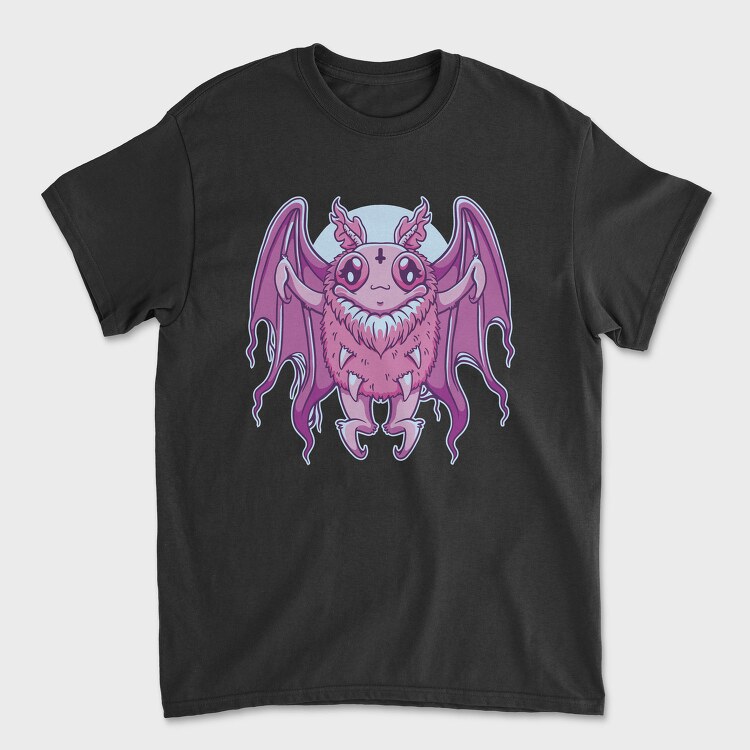 Kawaii Goth Mothman, Tricou Barbati (Unisex)