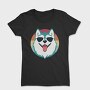 Cool Husky With Sunglasses Face, Tricou Femei