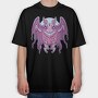 Kawaii Goth Mothman, Tricou Oversize Barbati (Unisex)