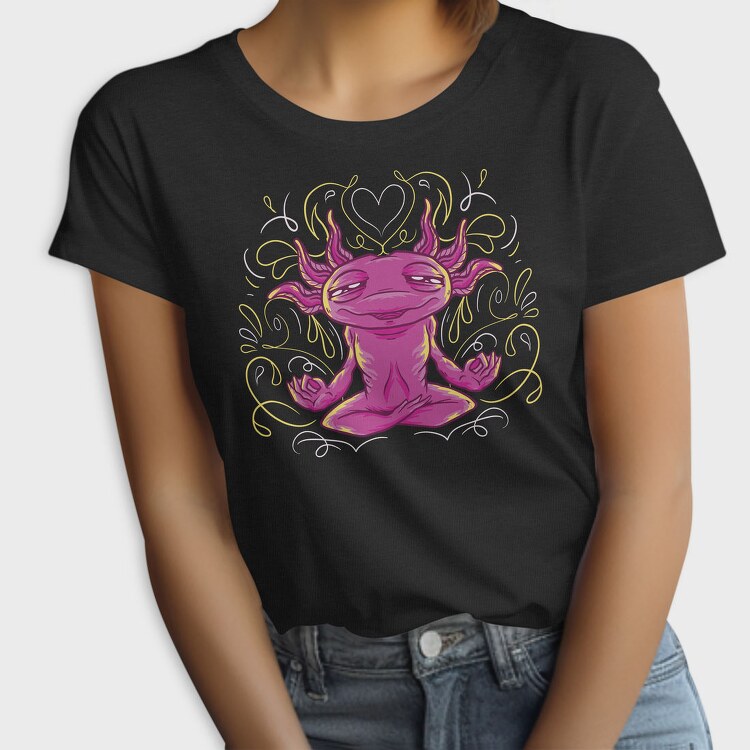 Axolotl Meditation Meditating, Tricou Femei