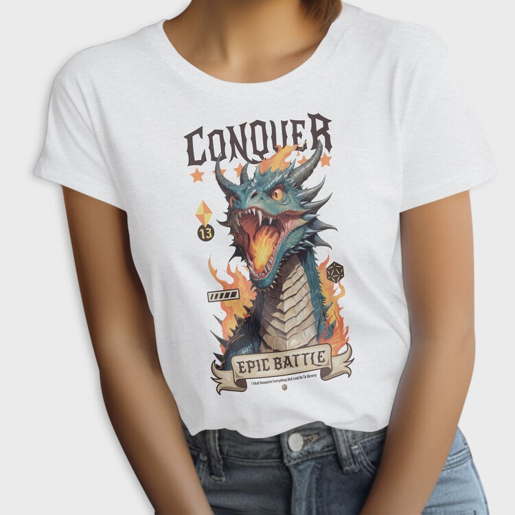 Conquer Dragon Epic Battle Trend, Tricou Femei