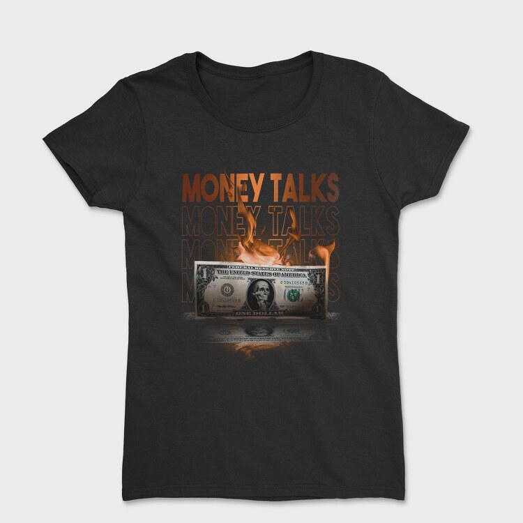 Money Skull Fire Bill, Tricou Femei