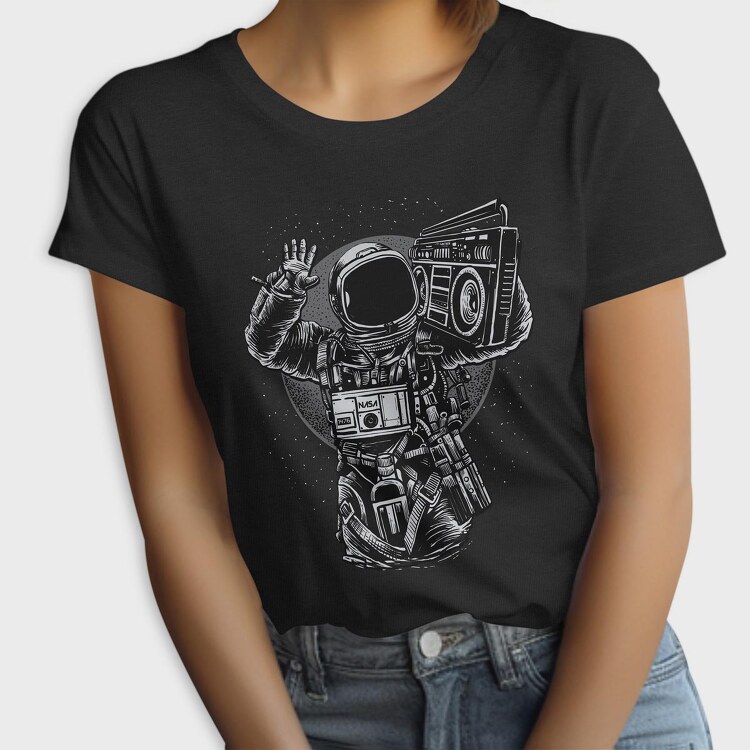 Astronaut Boombox, Tricou Femei
