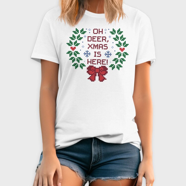 Oh Deer Xmas, Tricou Barbati (Unisex)