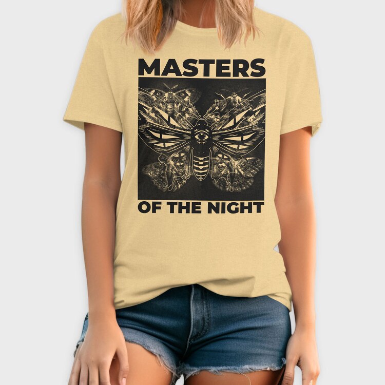 Masters Of The Night Moth Butterflies Halftones, Tricou Barbati (Unisex)