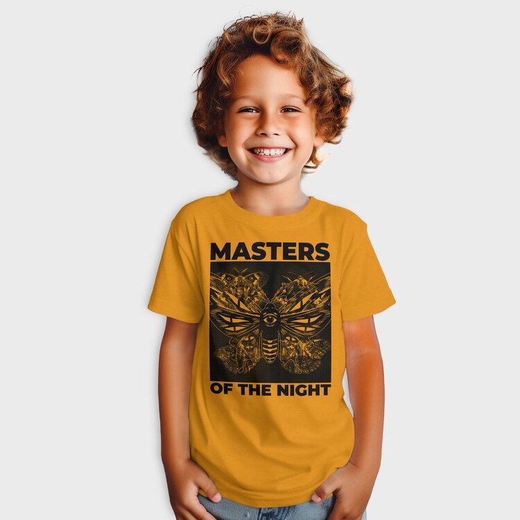 Masters Of The Night Moth Butterflies Halftones, Tricou Copii