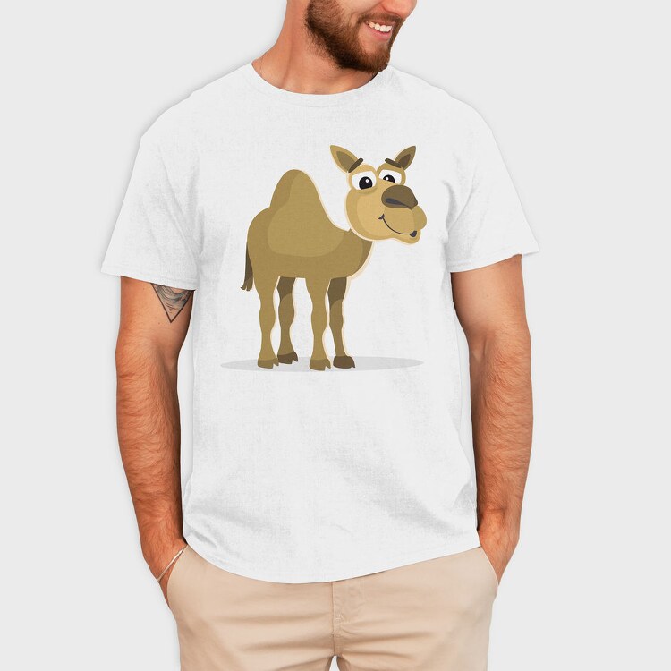 Camel Smile, Tricou Barbati (Unisex)