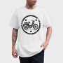 Vintage Moped Motorcycle Cyclomotor, Tricou Barbati (Unisex)