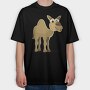 Camel Smile, Tricou Oversize Barbati (Unisex)