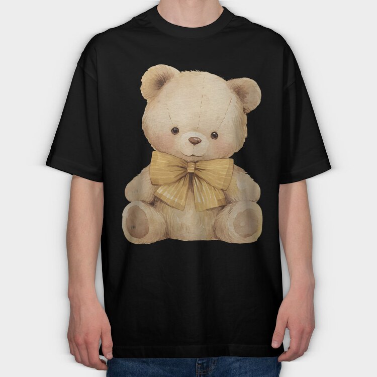 Teddy Bear Nest, Tricou Oversize Barbati (Unisex)