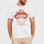 Kawaii Mushroom Character, Tricou Barbati (Unisex)