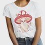 Kawaii Mushroom Character, Tricou Femei