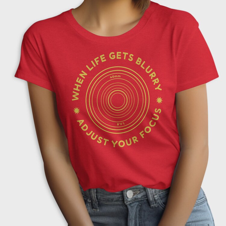 Camera Focus Photographers Creators, Tricou Femei